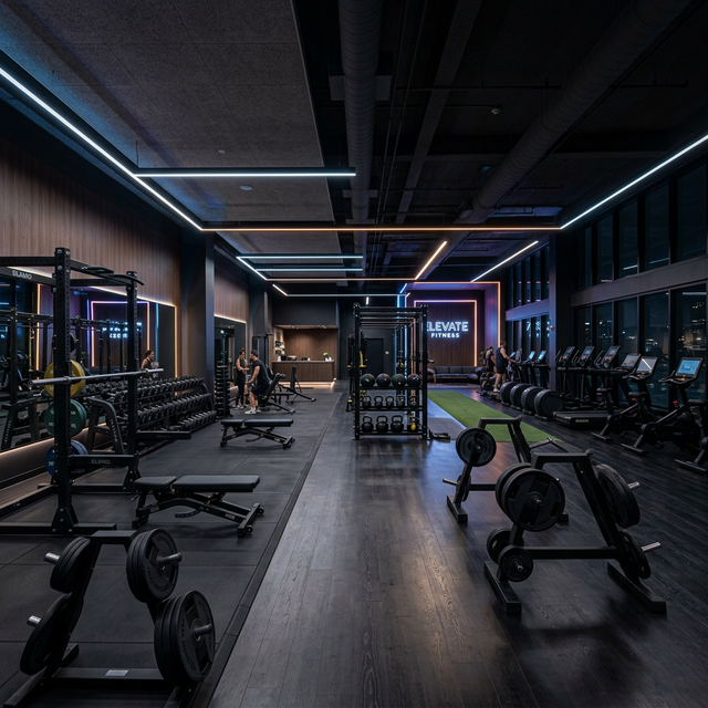 Spacious Workout Area